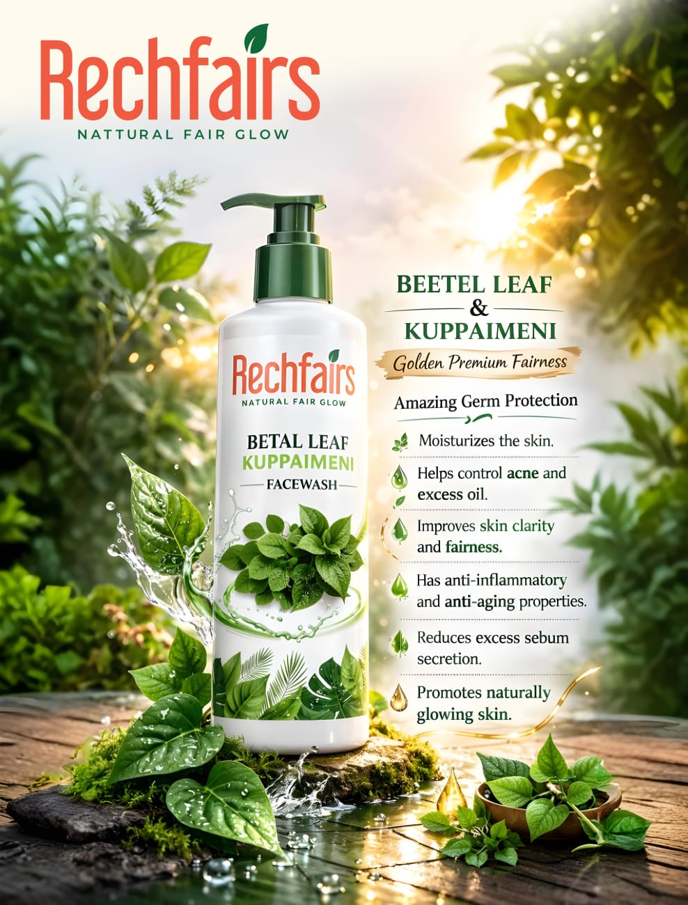 Betel Leaf & Kuppaimeni Face Wash